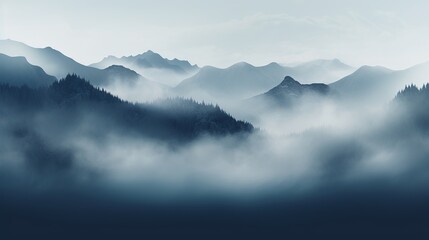 Fototapeta na wymiar A fog background that is both realistic and dynamic