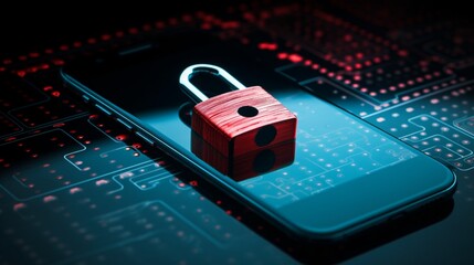 Mobile Security Tips: How to safeguard your smartphone from data breaches and malware? - obrazy, fototapety, plakaty