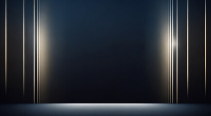 Abstract background with magic light. AI
