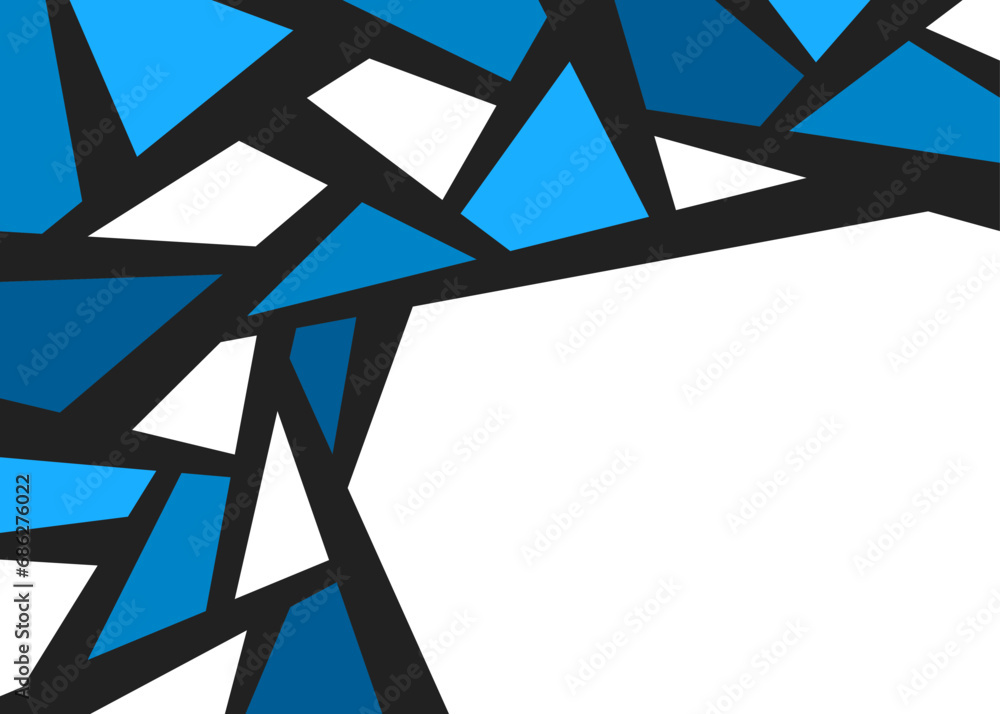 Poster abstract background with colorful geometric line pattern and with some copy space area