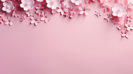 Background, Valentine's Day, postcard, pink cherry blossom background
