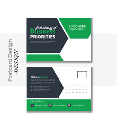 Professional  Business Postcard Design Template, digital marketing agency postcard design,suitable for Landscape flyer or Landscape brochure cover design.

