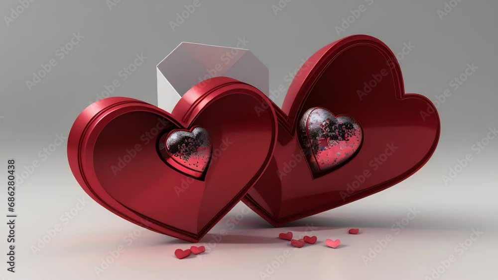 Poster bright background with hearts with space for text, multi-colored image with free copy space. concept