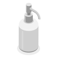 3D Isometric Flat  Icon of Detergent Product Plastic Bottles Set. Item 4