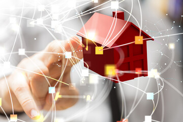 Model of the house and digital iot