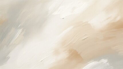 abstract texture in neutral colors with paint brush strokes, Hand painted background