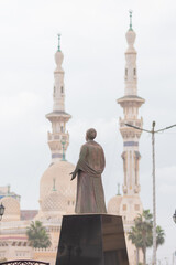 Umm Kulthum Square on Army Street in Mansoura City, Egypt