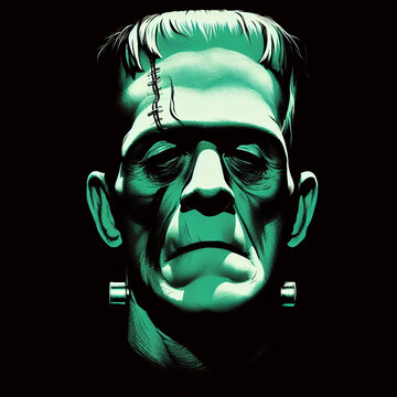 A face de Frankenstein