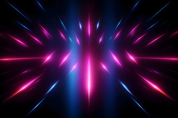 Technology futuristic background. Digital high speed connection neon light.