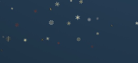 XMAS Glossy 3D Christmas star icon. Design element for holidays. -