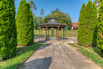 Park fountain Pavillion, Radenci, Slovenia