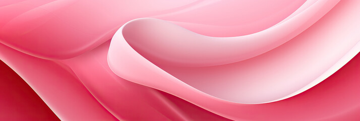 Obraz premium Birthday, baby, newborn. Or a wedding, valentine. Romance, tender. Pink rose peach white silk satin. Creases in fabric. Abstract background