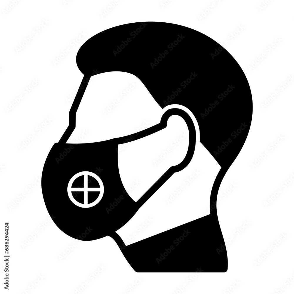 Poster Face Mask Icon