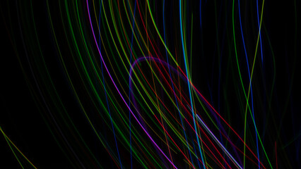 Motion Blur Glow Digital Abstract Background Electronic Music Cover Art Dark Overlay
