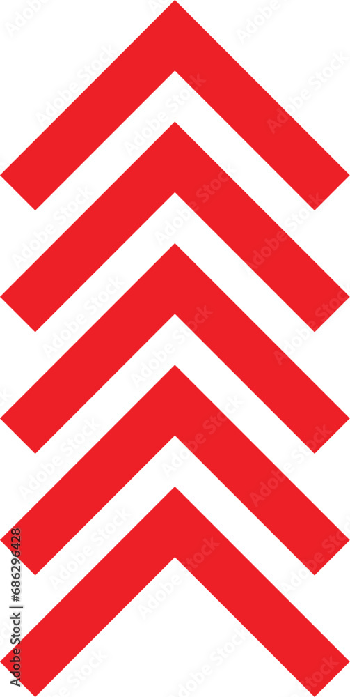 Poster up arrows arrows on a black background. 3d rendering glowing up arrow abstract background. see my po