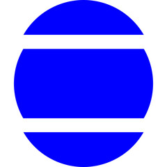 Transparent PNG file of a circle cut into segments and moved to form a circle with the top and...
