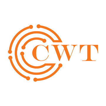 CWT letter design. CWT letter technology logo design on white background. CWT Monogram logo design for entrepreneur and business