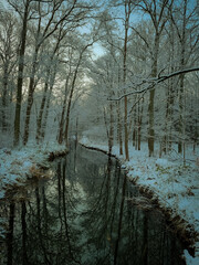 river in winter