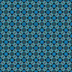 Naklejka premium Multi color seamless abstract pattern. Background and backdrop. Multi Colored. Colorful ornamental design. Colored mosaic ornaments. Vector graphic illustration. EPS10.