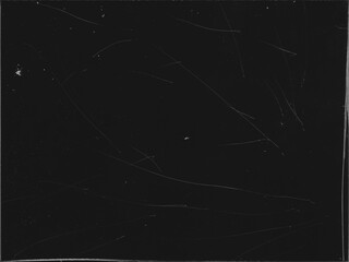 Texture of scratched glass with dust on black background for Y2K style work and creating crack...