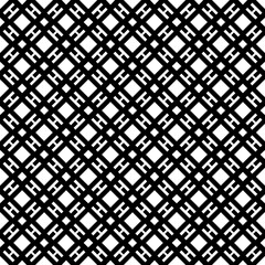 Black seamless abstract pattern. Overlay for background and backdrop. Ornamental design. PNG graphic illustration with transparent background.