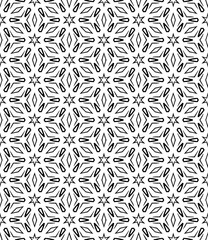 Black seamless abstract pattern. Overlay for background and backdrop. Ornamental design. PNG graphic illustration with transparent background.