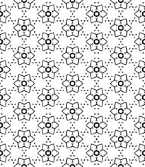 Black seamless abstract pattern. Overlay for background and backdrop. Ornamental design. PNG graphic illustration with transparent background.