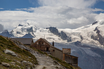 Swiss mountain hut