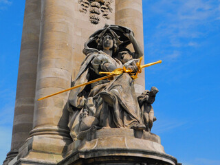 the goddess with golden sword
