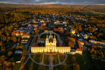 Obraz premium Minor Basilica of the Visitation of the Virgin Mary on Svatý Kopeček