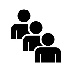 Symbol, ikona ludzi. Plik wektorowy.