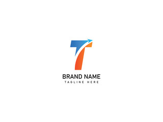 T Letter Travels Logo