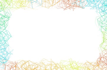 Abstract  polygon on white background, rainbow color abstract powerpoint template, simple abstract futuristic background, rainbow geometry abstract background, rainbow border color background.