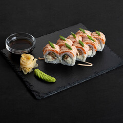 Sushi with Eel. Delicious Sushi. Beautiful sushi.