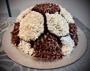 Torta de balón de futbol 