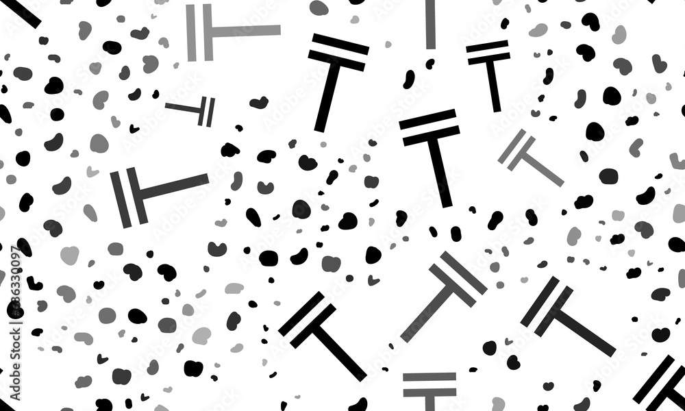 Poster abstract seamless pattern with tenge symbols. creative leopard backdrop. illustration on transparent