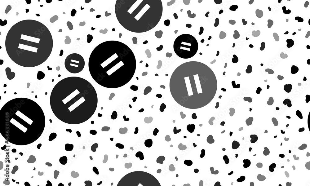 Poster abstract seamless pattern with pause symbols. creative leopard backdrop. illustration on transparent