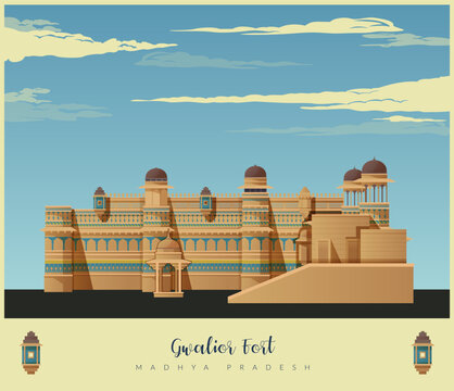 Gwalior Fort Painting by Vikram Singh - Pixels