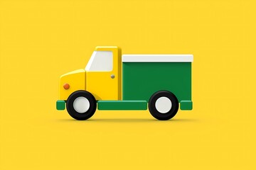 Naklejka premium car truck, dump truck, trucking, transportation