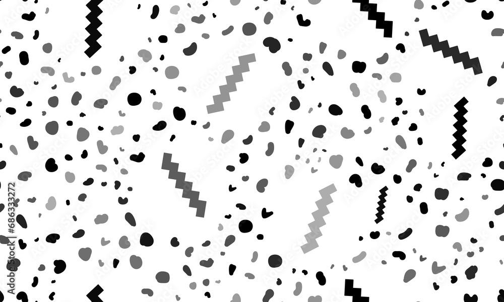 Poster abstract seamless pattern with stairs symbols. creative leopard backdrop. illustration on transparen