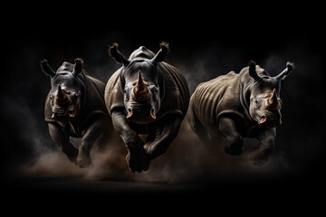 Running Rhinos