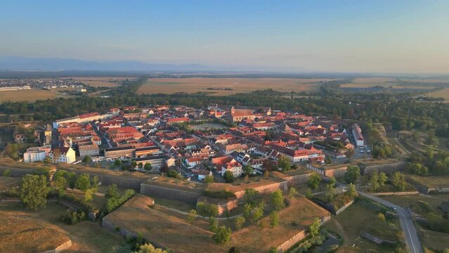 Neuf-Brisach et ses fortification Vauban, Haut-Rhin, France
