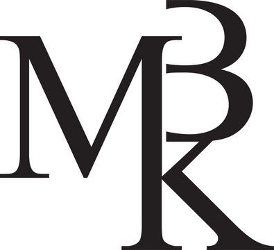 MKB letter modern logo design