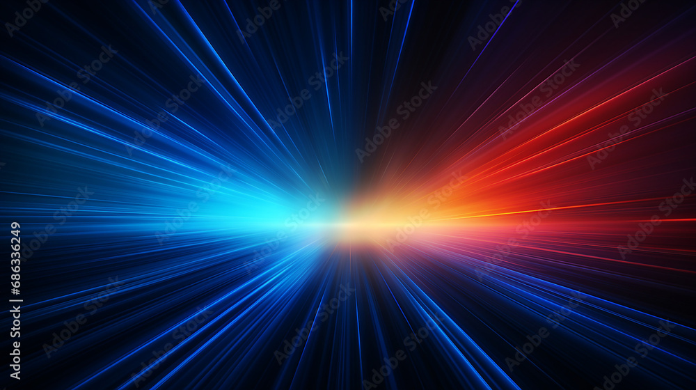 Poster Abstract Luminous Lines Creating a Mesmerizing Pattern Background