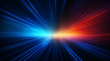 Obraz premium Abstract Luminous Lines Creating a Mesmerizing Pattern Background