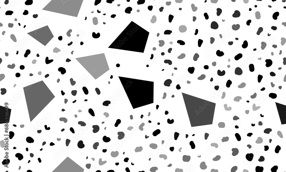 Poster abstract seamless pattern with kite symbols. creative leopard backdrop. illustration on transparent 