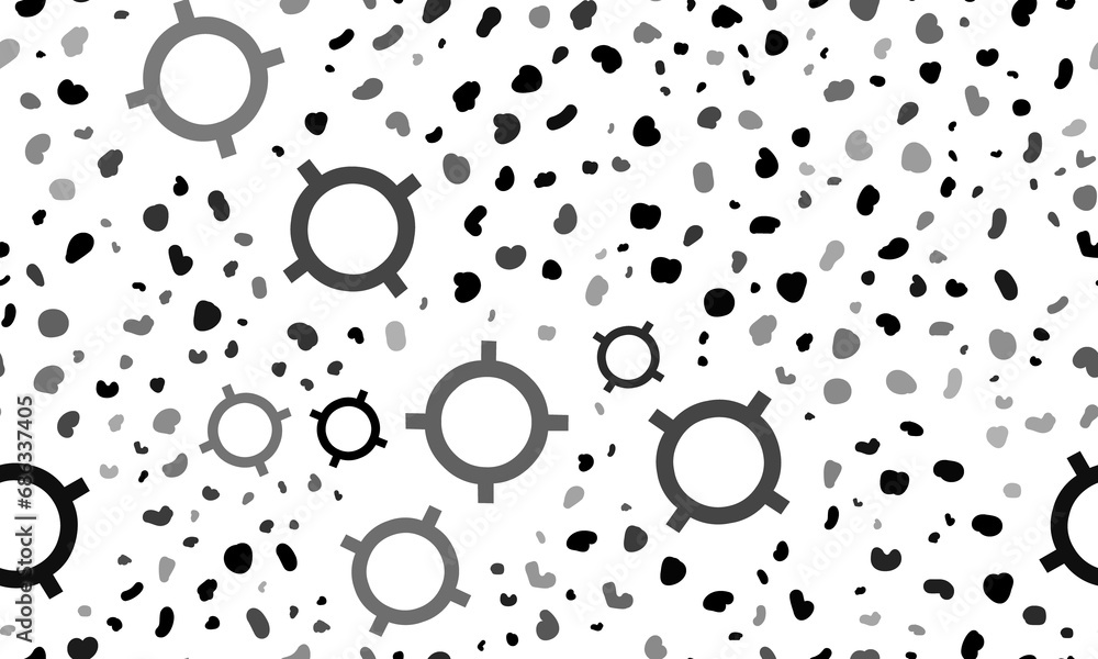 Poster abstract seamless pattern with currency signs. creative leopard backdrop. illustration on transparen