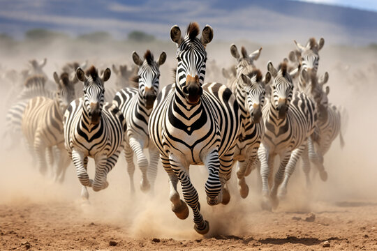 Running Zebras