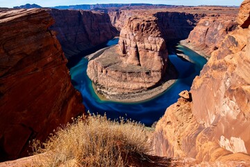 Horseshoe lake on the Colorado