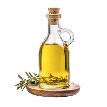 Glass bottle/jar with olive oil. Semi transparent. Can be either applied over light, colored or dark backgrounds. Olive leaves decoration.